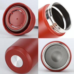 Roestvrij Reiskoffiemok Reismok Vacuümkolf Witte Koffiekopjes - Product Image 5