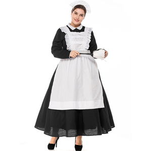 Spot Black and White Castle Maid Adult Traditional Maid Filipino Maid Acting <strong>Costume</strong> <strong>Plus</strong> <strong>Size</strong> Women's Clothing - Product Image 2