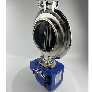 Válvula de Mariposa Sanitaria Premium de 6 Pulgadas, SS304 AISI316L, Seis Pétalos, Conexión Tri-Clamp, ON/OFF, EPDM, Alta Calidad para la Industria Alimentaria - Product Image 4