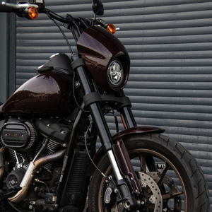 2-in-1 Edelstahl-Auspuffanlage für Harley <span class=keywords><strong>Softail</strong></span> Fatboy, Breakout, Street Bob, Slim, Low Rider, <span class=keywords><strong>Heritage</strong></span> Classic, Deluxe '18-'24 - Product Image 3