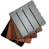 Venta al por mayor de baldosas de césped artificial DIY impermeable decoración de jardín baldosas de suelo entrelazadas