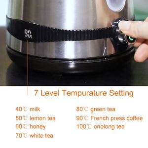 371379 CE/GS 1.7L Wholesale Modern Electric <b>Kettles</b> <b>Keep</b> <b>Warm</b> High Quality Kitchen Electric <b>Kettle</b> with Thermometer - Product Image 4