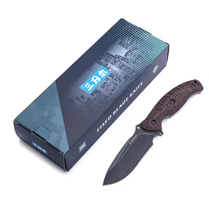 Hot sale & high quality S745 Powerful Full-Tang G10 Handle with sheath hunting tactical survival fixed blade knife