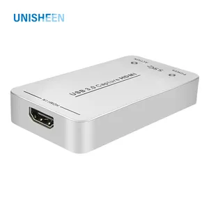 Unisheen buena calidad USB3.0 60FPS HDMI Grabber Dongle Game Streaming Live Stream Broadcast 1080P OBS vMix VIDEO CAPTURE Box