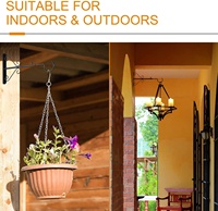 Crochets de suspension réglables pour plantes, mangeoires à oiseaux suspendues d'extérieur, carillons éoliens, paniers à fleurs, supports de pots – Fournitures
