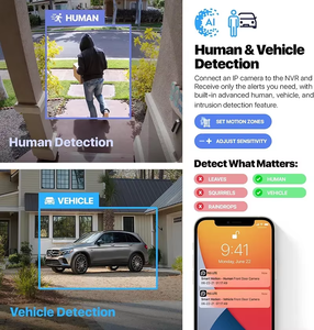 8-канальная Водонепроницаемая IP-система видеонаблюдения - Product Image 5
