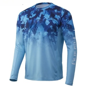 Camisa de Pesca Ventilada, Transpirable y de Secado Rápido, Personalizada OEM, de Poliéster - Product Image 3
