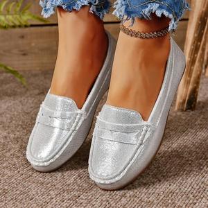 Soft Bottom Beef Tendon Breathable Hot Sale Women's Shoes New Casual Fashion Flat Shoe for Woman - Product Image 1