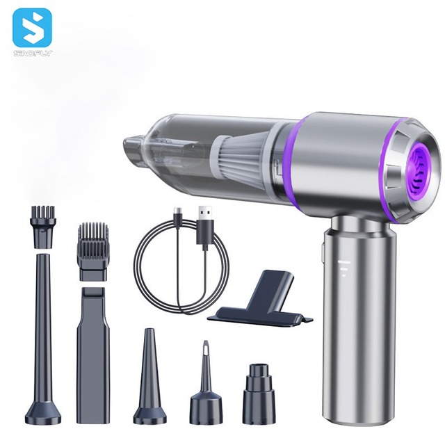 Portable Rechargeable Cordless Mini Handheld Wet and Dry Auto Vacuum Cleaner 15000Pa Wireless Home Car Vacuum Cleaner