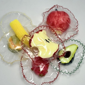 CHENXI 2026 Trending Colorful Fruit Squishy Toys Tpr Keychain Bag Pendant Knead Simulate Apple Strawberry Fidget Toy - Product Image 5