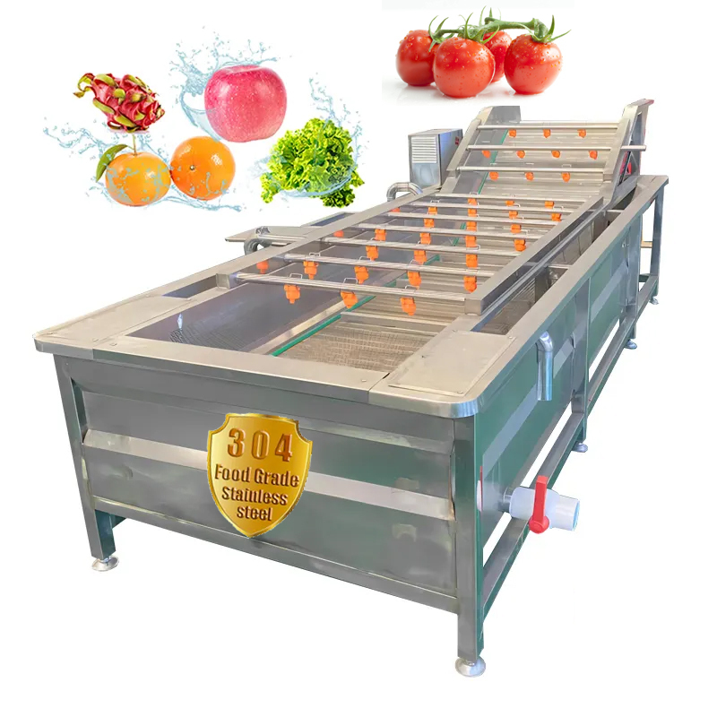Fruits Vegetables Washer Washing and Peeling