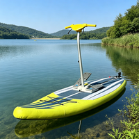 Planche à pagaie pour une personne, vélo aquatique, pédalo, planche de surf aquatique