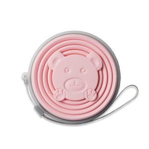 Tasse en silicone portable au design moderne pour la maison et l'extérieur, pliable, idéale pour les voyages, avec compression télescopique pour bain de bouche et tasses à thé - Product Image 5