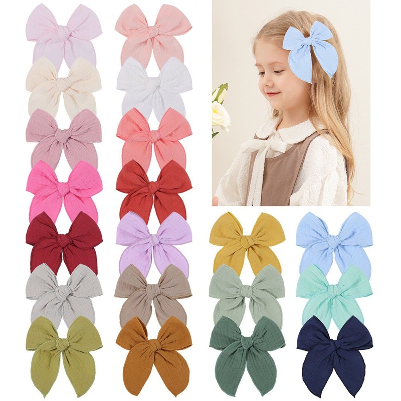 2pcs Fashion Lovely Bow Hairpins Solid