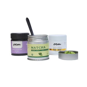 ผงชาเขียวมัทฉะเกรดพิธีกรรมแบบสำเร็จรูป ตราสินค้าส่วนตัว ชาเพื่อสุขภาพ บรรจุ 30 กรัมในซอง - Product Image 3