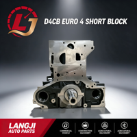 Bloc moteur court diesel D4CB EURO4 2.5L 100 % testé, bloc-cylindres assemblé compatible avec les véhicules utilitaires Kia