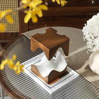 Ornement créatif en résine Wabi-Sabi, minimaliste et moderne, figurines de fruits empilables pour la décoration intérieure de la maison ou du bureau