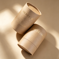 Tubes d'emballage alimentaire en papier kraft personnalisés de haute qualité pour aliments pour animaux de compagnie, sucre, thé, grains de café avec impression de logo
