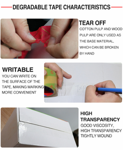 Cellotape phân hủy sinh học đóng gói cellulose bao bì dính giấy bóng kính Băng - Product Image 3