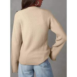 2025 2024 femmes mode gros tricot à manches longues pull pull respirant hiver vêtements dessin animé motif pour automne hiver - Product Image 3