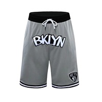 Short de basket-ball brodé sur mesure avec poches Short de l'équipe de basket-ball en maille