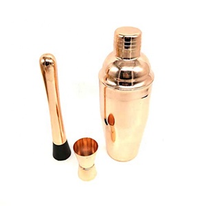 Premium Bartender Kit <strong>Cocktail</strong> Shaker Bar <strong>Set</strong> Copper Coated Stainless Steel with Stand <strong>Cocktail</strong> <strong>Maker</strong> <strong>Set</strong> - Product Image 4