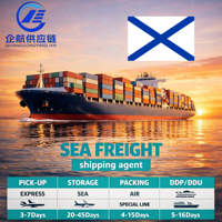 Expédition Express Porte-à-Porte Chine-Écosse LCL+Express Agent Logistique Fret Maritime Gestion des Marchandises Dangereuses Assurance 24/7