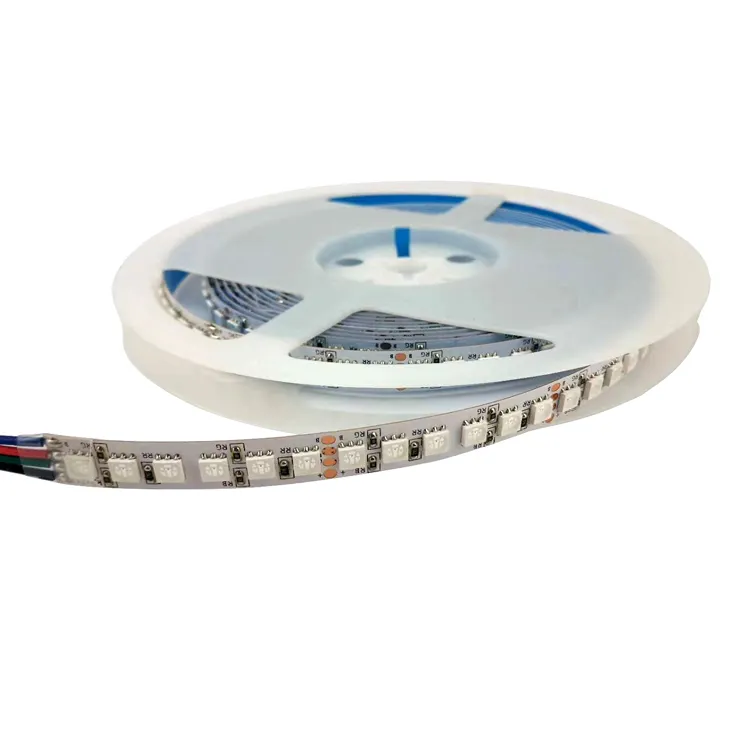เทปกาว3เมตรแพคเกจป้องกันไฟฟ้าสถิตย์ฟรีตัวอย่าง12โวลต์24โวลต์สีขาว PCB 60 led/m 14.4วัตต์/เมตร5050 SMD RGB LED แถบไฟ LED