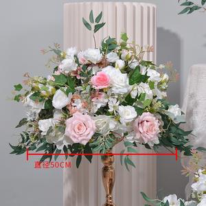 Bola de Flores de Rosa Artificial de Alta Calidad Personalizable para Decoración de Bodas - Product Image 2