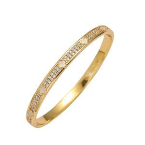 Pulsera Kaga Starry Sky con microincrustaciones de oro y plata, brazalete de moda para mujer, joyería de aniversario - Product Image 5