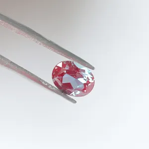 रूसी रत्न 8x10mm अंडाकार लैब बढ़ी alexandrite रंग परिवर्तन बनाया ढीला पत्थर गहने बनाने के लिए
