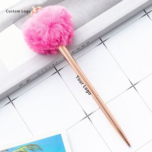 Bolígrafo con Pompones Esponjosos - Herramienta de Escritura Promocional Única para Regalos de Iglesia - Product Image 1