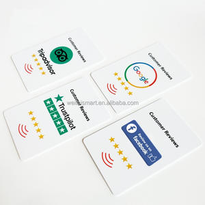 プロフェッショナルカスタマイズCR80 PVCプラスチック名刺0.84mm厚13.56MHz NFC RFIDブランクプラスチックカードビジネス用 - Product Image 4