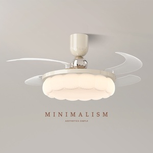 Ventilateur de plafond rétro de style médiéval pour chambre à coucher, ventilateur de plafond silencieux pour salle à manger, ventilateur de plafond - Product Image 1
