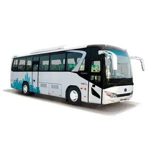 New energy shenlong 10m 43 seats 6 wheel rear engine luxury electric city bus school bus price