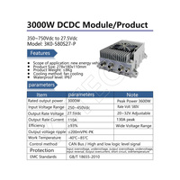 EV Car 2Kw DCDC 400v 1.5kw 3kw buck 48V module chargeur de batterie 12V 200Vdc ~ 800Vdc à 13.8V 27.5V dcdc chargeur EV dc-dc convertisseurs