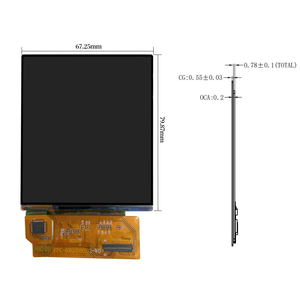 3,92 inch AMOLED-scherm 1080x1240 MIPI-interface 4 inch Oncell touchscreen OLED-scherm met H-DMI-bord voor handheld apparaten - Product Image 6
