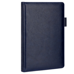 Carnet de bureau en PU bleu imperméable et résistant à l'usure Deli 22298 de haute qualité, carnet de réunion professionnel en cuir 25K, 180 feuilles, lot de 64 pièces par carton - Product Image 1