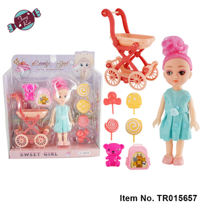 Jouets colorés en plastique pour fille, jolie <span class=keywords><strong>princesse</strong></span> de 6 pouces, nouveauté douce fille pour jouer <span class=keywords><strong>à</strong></span> <span class=keywords><strong>la</strong></span> maison, ensemble de poupée - Product Image 6