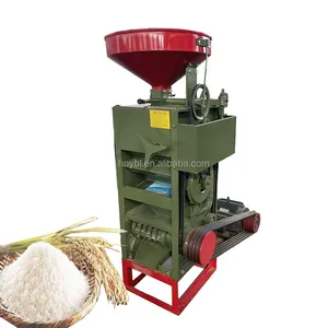 High Efficiency home use portable rice milling machine Fully automatic mini rice mill heap rice huller on sale