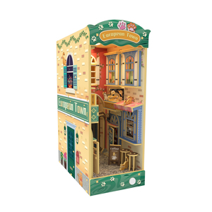 Nhà Máy Tự Làm Thiết Kế Bán Buôn Câu Đố Bằng Gỗ Loạt Rừng Cuốn Sách Nook Món Quà Thủ Công 3D Câu Đố Bằng Gỗ Mô Hình Kit - Product Image 4