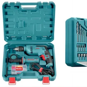 Ronix conjunto de ferramentas RS-0005/0006/0007, ferramentas elétricas, 8 peças, multifuncional, profissional, kits de broca de impacto