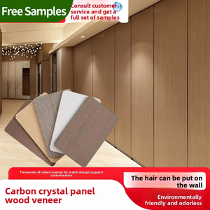 Consultez le service client pour des échantillons gratuits de placage de bois en cristal de carbone, de fibre de bois au charbon de <span class=keywords><strong>bambou</strong></span> et de décoration intérieure en métal. - Product Image 1