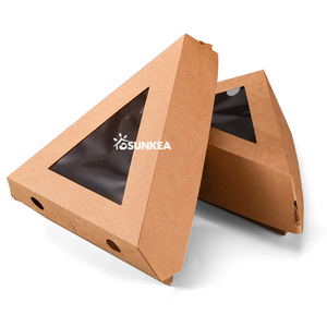 Hộp đựng <span class=keywords><strong>pizza</strong></span> dùng một lần / Bao bì <span class=keywords><strong>pizza</strong></span> đơn chiếc / Hộp <span class=keywords><strong>pizza</strong></span> hình tam giác - Product Image 2