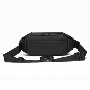 Multifunctional Durable <b>Waterproof</b> Silk Screen Printed Crossbody Men Chest Bag Polyester Designer Waist Bag Fanny <b>Pack</b> - Product Image 6