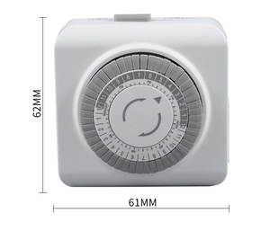 Mini minuteur mécanique pour <span class=keywords><strong>four</strong></span> à micro-ondes, prise 125V 15A, prise avec prise intégrée compatible NFC - Product Image 2