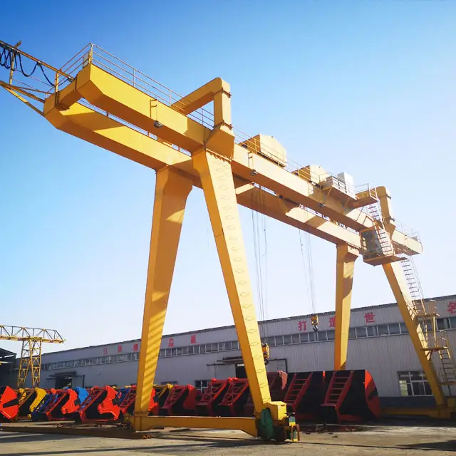 Kualitas bagus 50 ton industri double girder gantry port crane