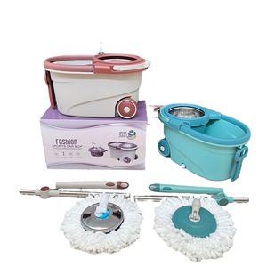 Hot Bán Tốt Nhất Dễ Dàng Làm Sạch Sợi Nhỏ Lau 360 Xoay Sạch Sàn Ma Thuật Lau Với Nhựa Xô - Product Image 5