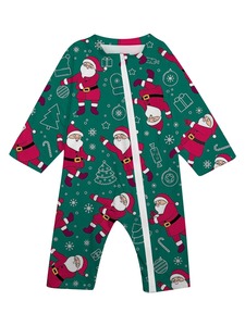 Familien-Weihnachtspyjama-Set Langärmliges Oberteil & Lange Hose Niedlicher Druck Einfaches Design Atmungsaktiv Eltern-Kind-Partnerlook - Product Image 4
