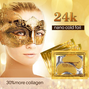 Parches de Belleza para Ojos, Ojeras y Acné, Cuidado de la Piel de los Ojos, Cosméticos Coreanos, Lámina de Cristal Dorado, Crema Dorada para el Cuidado de la Salud - Product Image 1